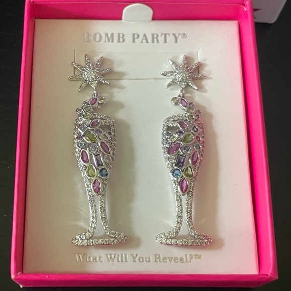 BP Cheers to the New Year Statement Earrings - Picture 3 of 7